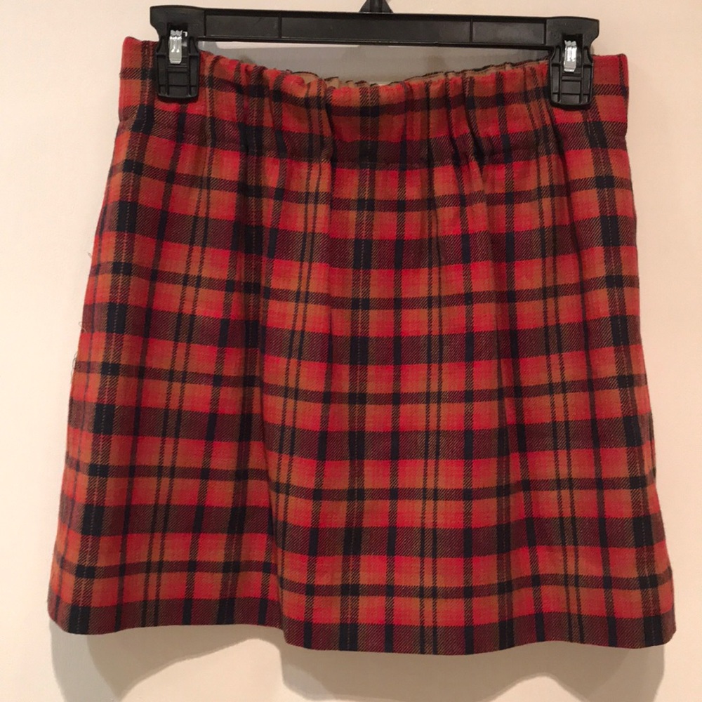 J. Crew wool blend mini skirt